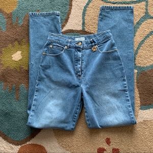 St. John High Waist Mom Jeans